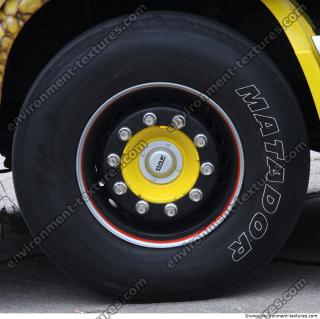 Photo Texture of Truck Wheel